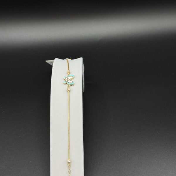 Zerafet Simgesi 14 Ayar Altın Bileklik