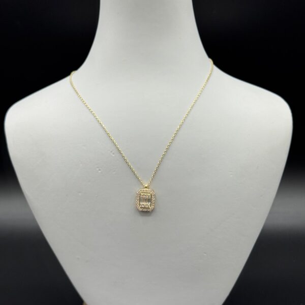 Özel Desenli 14 Ayar Altın Kolye