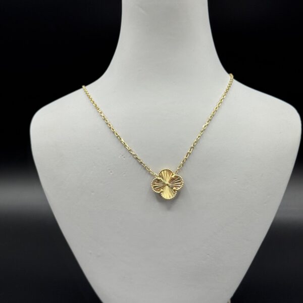 YoncaDesenli 14 Ayar Altın Kolye