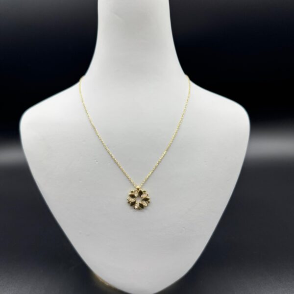 Özel Desenli 14 Ayar Altın Kolye