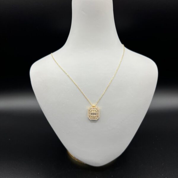 Özel Desenli 14 Ayar Altın Kolye