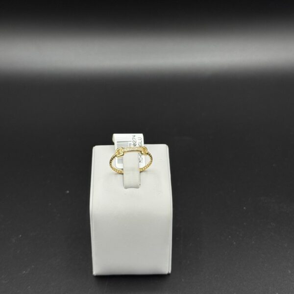 Halat Desenli 14 Ayar Altın Yüzük