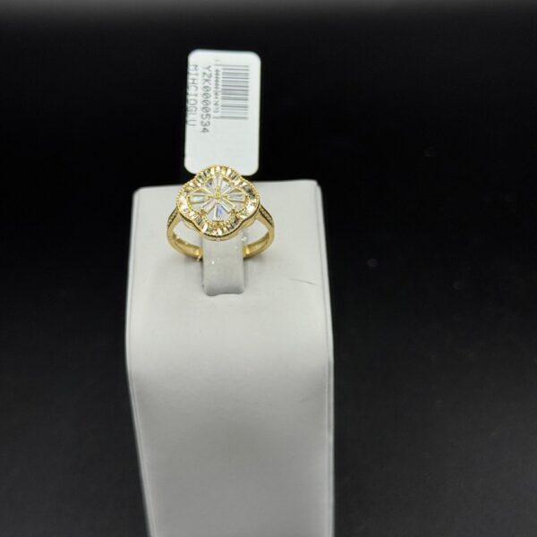 14 Ayar Desenli Yüzük