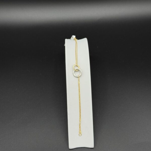 Özel Desenli Bileklik 14 Ayar Altın