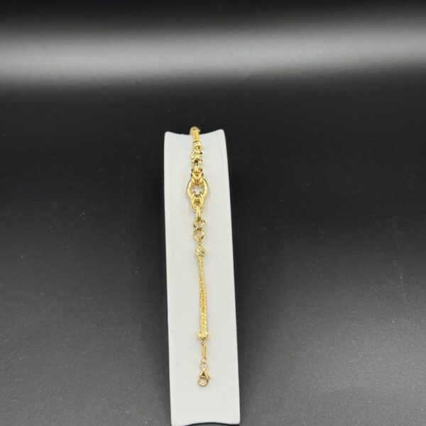 Desenli Bileklik 14 Ayar Altın