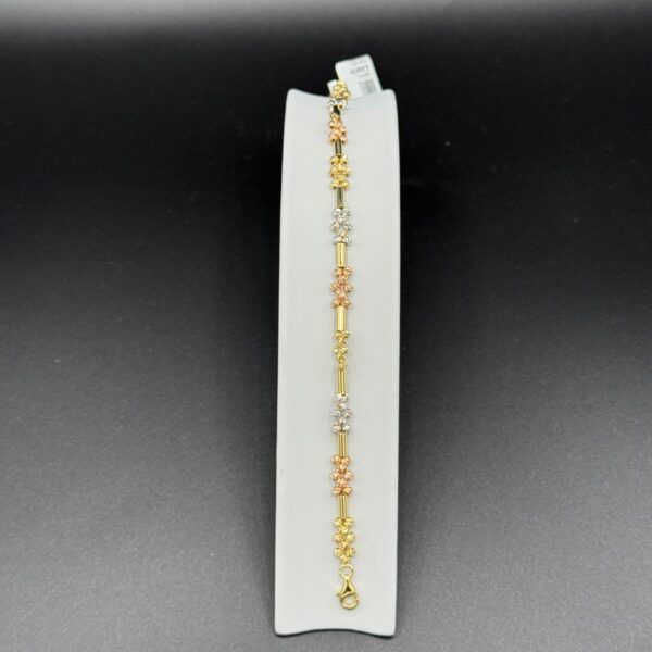 Desenli Bileklik 14 Ayar Altın