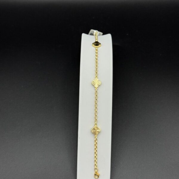 Desenli Bileklik 14 Ayar Altın