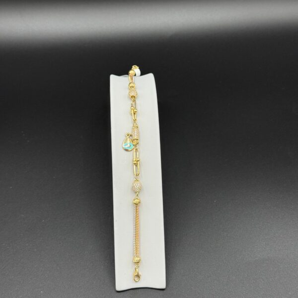 Desenli Bileklik 14 Ayar Altın