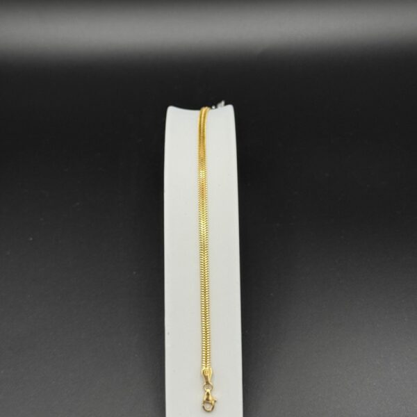 Sade Zarif Bileklik 14 Ayar Altın