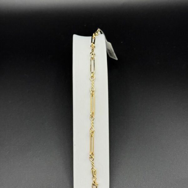 Zincir Desenli Bileklik 14 Ayar Altın