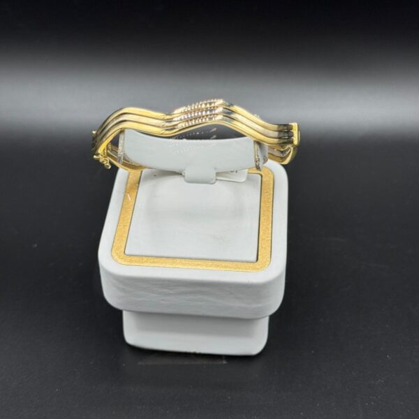 Desenli Kelepçe 14 Ayar Altın