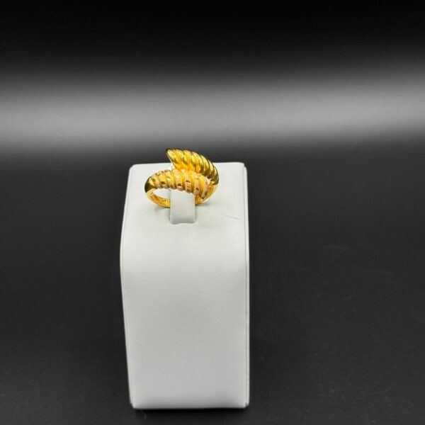 22 Ayar Desenli Altın Yüzük