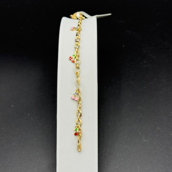 Kiraz Desenli Künye 14 Ayar