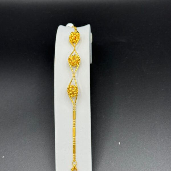 Desenli Bileklik 22 Ayar Altın