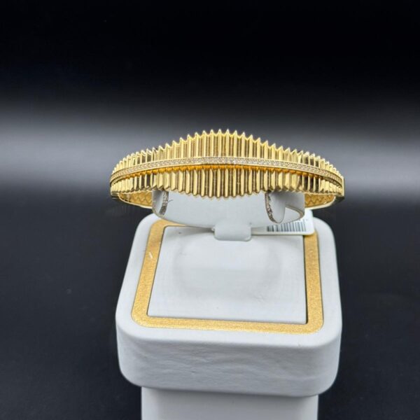 Desenli Kelepçe 14 Ayar Altın