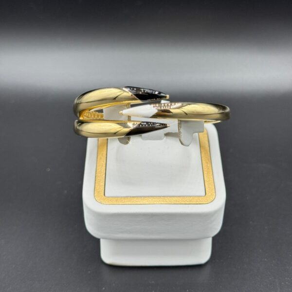 Desenli Kelepçe 14 Ayar Altın