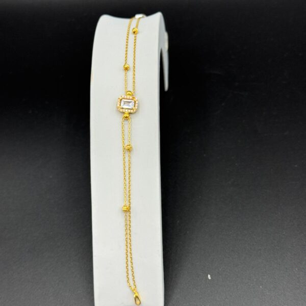 Taşlı Bileklik 22 Ayar Altın