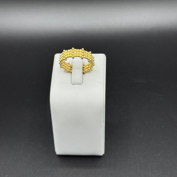 14 Ayar Desenli Altın Yüzük