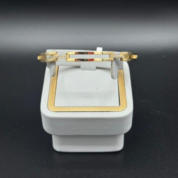 Desenli Kelepçe 14 Ayar Altın