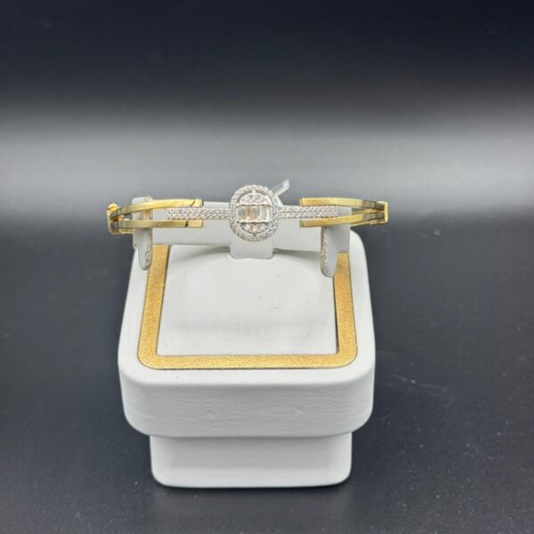 Desenli Kelepçe 14 Ayar Altın