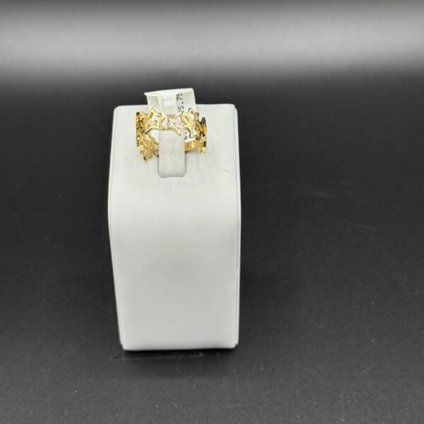 14 Ayar Desenli Altın Yüzük