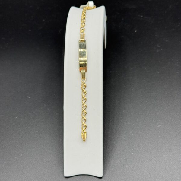 Desenli Çocuk künyesi 14 ayar