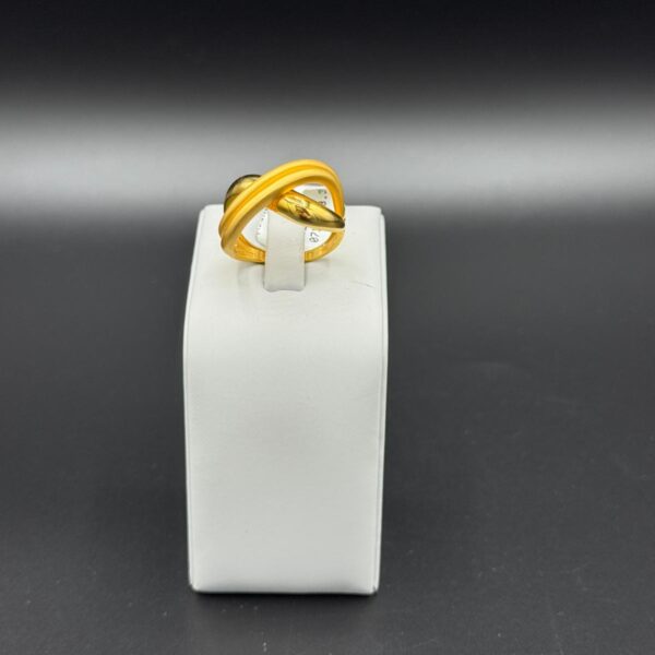 22 Ayar Desenli Altın Yüzük