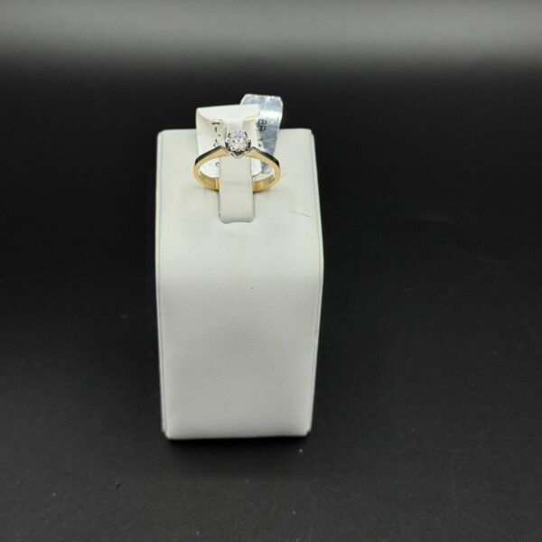 14 Ayar Tek Taş Altın Yüzük