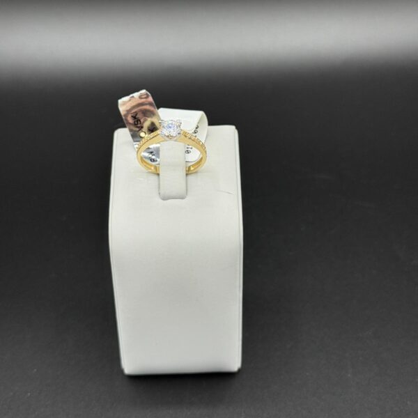 14 Ayar Tek Taş Altın Yüzük