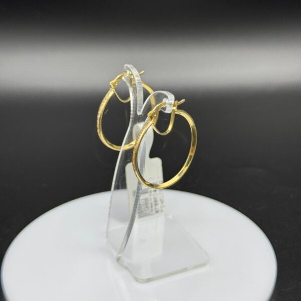 14 Ayar Altın Yuvarlak Küpe