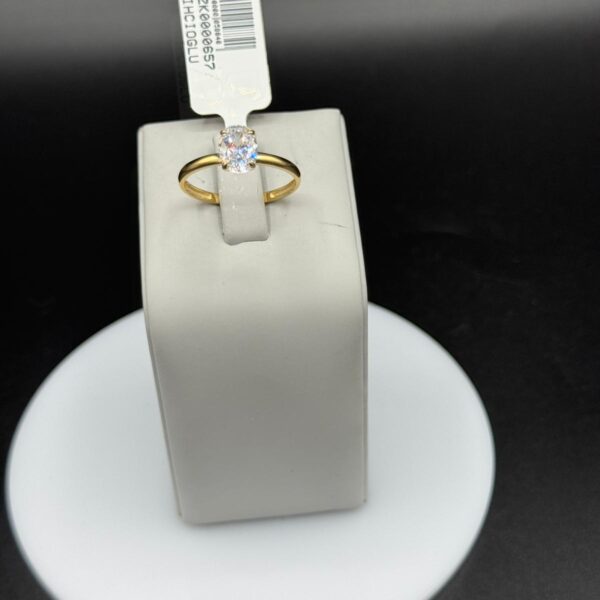 Tek Taş Yüzük 14 Ayar