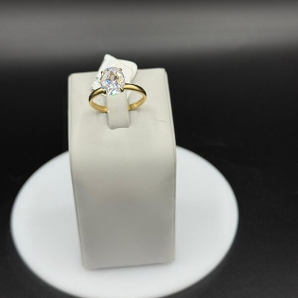 Tek Taş Yüzük 14 Ayar