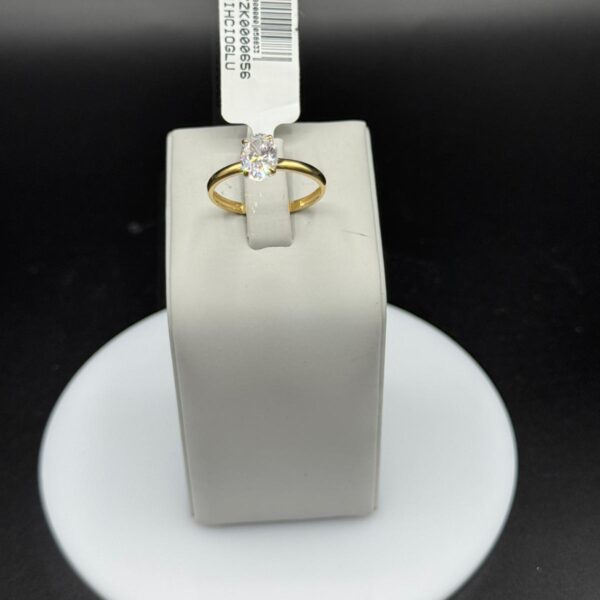 Tek Taş Yüzük 14 Ayar