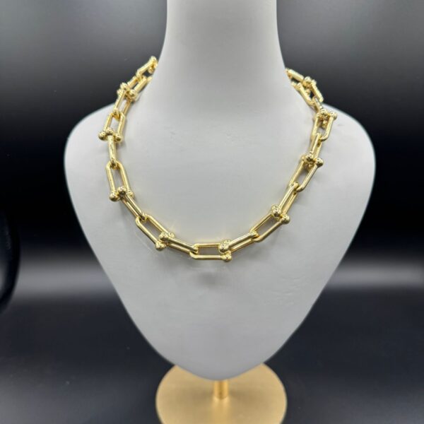 Özel Desenli 14 Ayar Altın Kolye