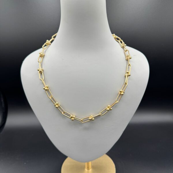 Özel Desenli 14 Ayar Altın Kolye