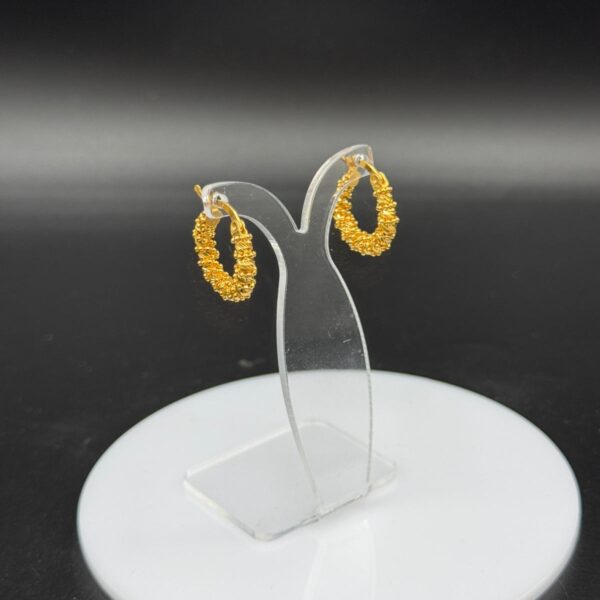 22 Ayar Altın Küpe