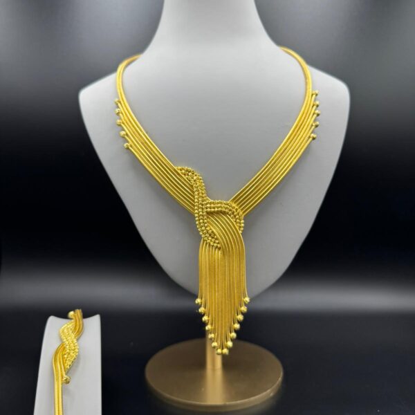 Figürlü 14 Ayar Altın Kolye Set