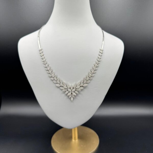 14 Ayar Beyaz Set Kolyesi